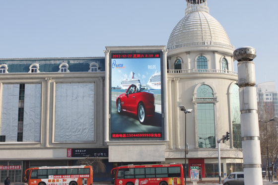 P10 Waterproof DIP Outdoor Advertising LED Display Module High Brightness