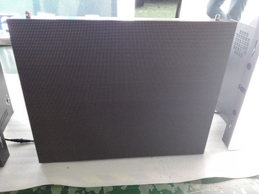 P6 Fixed Installation Indoor SMD LED Display Aluminum Black Cabinet For Advertising