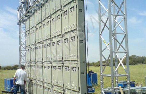 Portable P10 Outdoor Rental Led Display Billboard With Viewing Angle V45 / H110