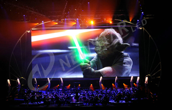 Front Service Indoor Rental LED display , 500X500mm Rental LED screen for Stage , Concert