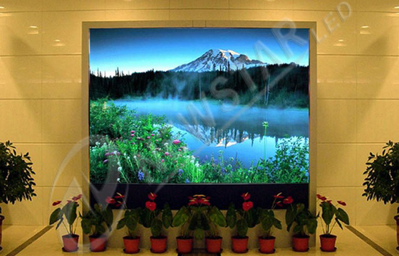 SMD 3 In 1 Full Color Indoor LED Video Wall , P6 Billboard LED Display Screen 140 Degree