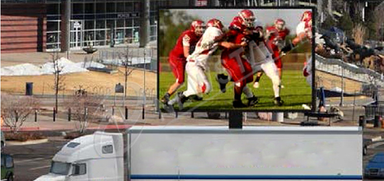 Waterproof P12 Rental LED Screen IP65 1R1G1B , Outdoor Advertising LED Display Signs
