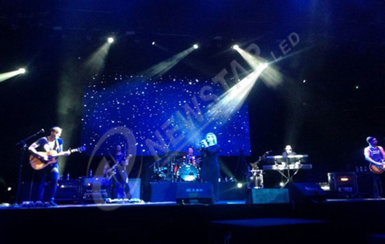P4 Led Curtain Display Stage Led Screens Ultra Clear For Concert