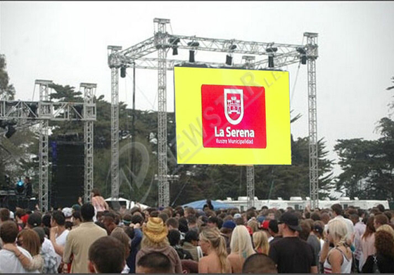 Outdoor  P10 Rental LED display , 640X640mm LED video wall for Concert